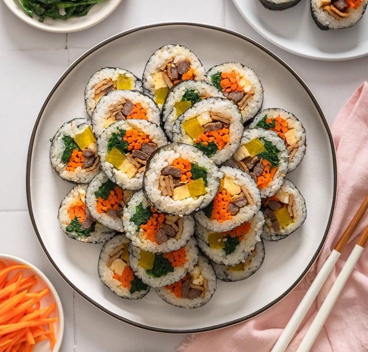 Korean BBQ spread